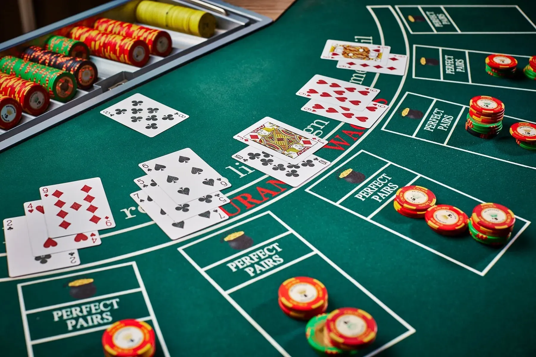 Stylised casino atmosphere graphic